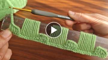 Wow..!Super İdea Crochet Knitting- I knitted something on the ruler that was amazing - click and...