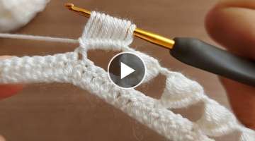 Super Easy Crochet Knitting - Tığ İşi Çok Güzel Çok Kolay Örgü Modeli