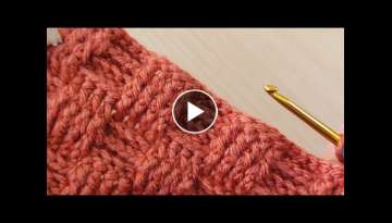 easy crochet blanket pattern for beginners / tığ işi kolay örgü modeli