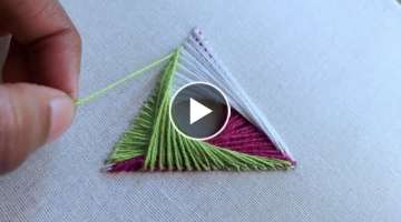 Gorgeous hand embroidery|latest hand embroidery design|superrrrrrr easy hand embroidery