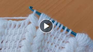 very easy and stylish crochet for beginners /yeni başlayanlar için çok kolay ve şık tığ i...