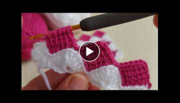 Super Easy Tunisian Knitting-Tunus Işi Çok Kolay Örgü Modeli