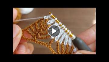 Super Easy Crochet Knitting Tığ İşi Bu Örgü Modelini Çok Seveceksiniz