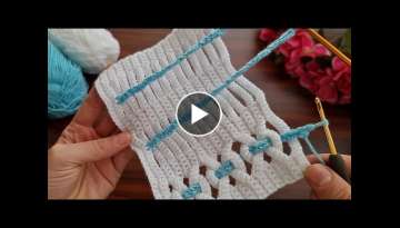 Wow super idea how to make eye catching crochet süper fikir göz alıcı tığ işi.