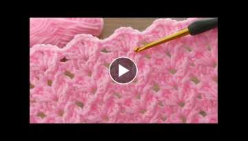 Wow..! a wonderfulll crochet model Very easy baby blanket crochet pattern explanation #crochet