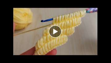 Super Easy Tunisian Knitting - Tunus İşi Cook Guzel Örgü Modeli