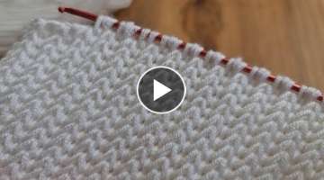 Super Easy Tunusian Knitting - Tunus İşi Şahane Kolay Çok Pratik Örgü Modeli