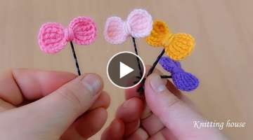 Awesome easy crochet knitting buckle making 