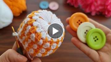 Wow!! super idea how to make eye catching crochet süper göz alıcı tığ işi nasıl yapılır...