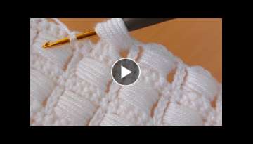Crochet is full and easy knitting /yapımı kolay tığ işi battaniye modeli