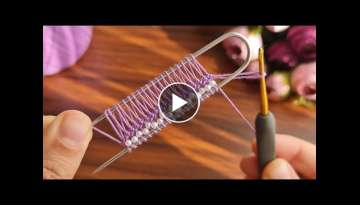 Wow Super Easy Crochet Knitting How to make Crochet Knitting Pattern ,Göz Alıcı Tığ İşi ...