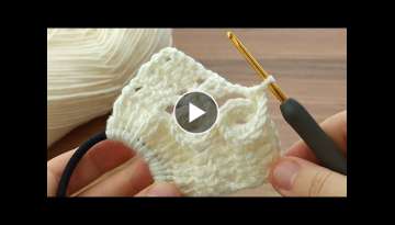  white color Very easy crochet hair band making /baby soft hair band online tutorial