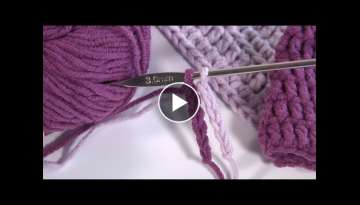 1Stitch and 2 Patterns/Easy Crochet Patterns for Beginners