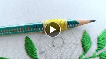 Gorgeous flower design with easy trick|latest embroidery ideas