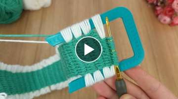 Wow SUPER IDEA Look what I did with Wet Wipe Cover I found in the trash !CROCHET hairband TUTORIA...