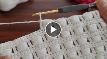 PERFECT Very easy crochet wonderful knitting pattern Çok Kolay tığişi şahane örgü modeli