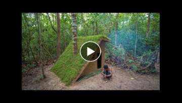 How to Build the Most Beautiful Grass Roof Luxury Villa by Ancient Skill