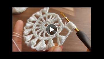 Super Easy Crochet Knitting Pattern - Tığ İşi Çok Kolay Çok Güzel Örgü Modeli