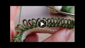 Super Easy Crochet Knitting - Tıg İşi Cok Kolay Örgü Modeli