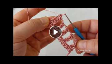 Very wonderful very easy crochet knitting pattern-çok güzel tığ işi örgü modeli