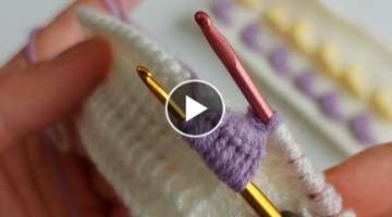 Super Easy Tunisian Knitting - Tunus İşi Şahane Örgü Modeli