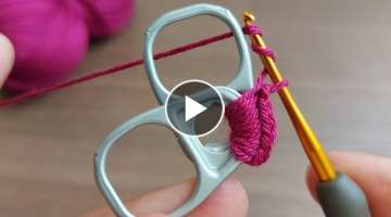 Super Easy Soda Can Opener Crochet Knitting - Açma halkaları ile tığ işi örgü