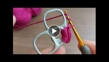 Super Easy Soda Can Opener Crochet Knitting - Açma halkaları ile tığ işi örgü