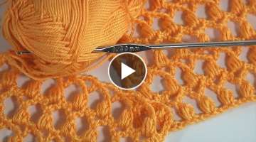 How to Make SUPER INTERESTING PATTERN crochet/Memorable EASY Crochet SIMPLE/Pattern for Any produ...