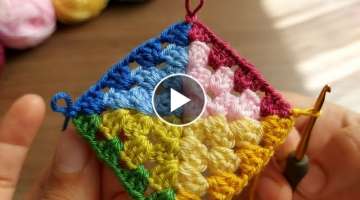 How to Crochet Knitting - Tığ İşi Çok Kolay Örgü Modeli