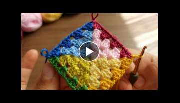 How to Crochet Knitting - Tığ İşi Çok Kolay Örgü Modeli