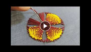 Amazing hand embroidery tutorial|Latest hand embroidery design