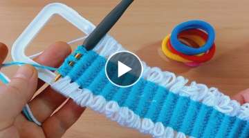 Wow!! easy crochet gift for cool hair Vay havalı saçlar için kolay tığ işi hediye
