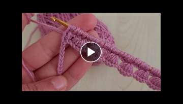 Super Tunisian Crochet - Tunus İşi Örgü Modeline Bayılacaksınız