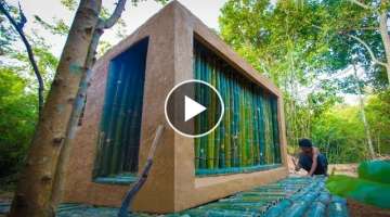 Building the Most Stunning Bamboo Jungle House by Ancient Skills
