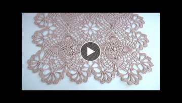 GORGEOUS!/SUPER Crochet Stitch Pattern/1 Round/ Make it easy/Crochet Flower Border