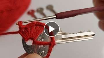 Amazing Dıy Idea For Your Keys With Crochet Anahtarla ne yaptığıma İnanamayacaksınız 