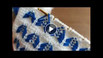 Super Easy Tunisian Knitting - Tunus İşi Çok Güzel Battaniye Yelek Örgü Modeli