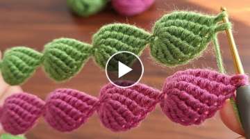 Wow Very Nice Tunisian Crochet Knitting - The Tunisian Gifts I Knit Will Be Talked A Lot 