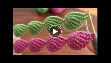 Wow Very Nice Tunisian Crochet Knitting - The Tunisian Gifts I Knit Will Be Talked A Lot 