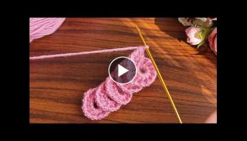 Super Easy Tunisian Knitting Pattern Tunus İşi Şahane Kolah Örgü Modeli,How to make tunisian