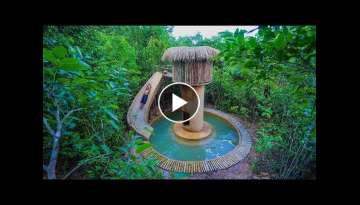 Jungle Survival: Build Water slide Swimming Pool Around Tower Villa In Deep Jungle by Ancient Ski...