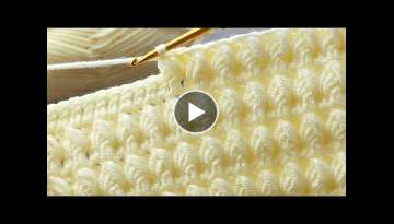 Very easy crochet baby blanket model explanation