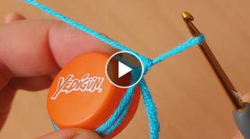 How to knit a magnet with a plastic cover in 10 minutes
