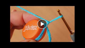 How to knit a magnet with a plastic cover in 10 minutes