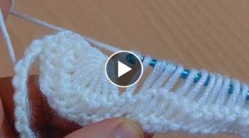 crochet fan knitting start /tığ işi yelpaze örgü başlangıcı