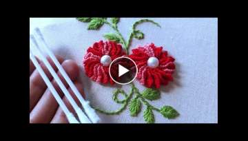 Most 3D flower design with new trick |superrrrrrr easy flower design
