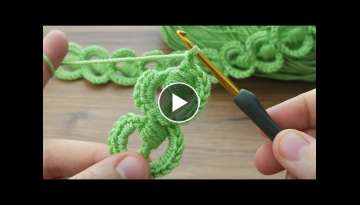  perfect Very easy Tunisian crochet chain very stylish hair band making #crochet