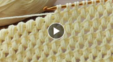 Super Easy Tunisian Crochet Baby Blanket vest For Beginners online Tutorial #crochet
