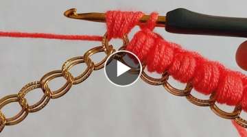 Super easy crochet chain cord knitting-kolay kordon yapımı