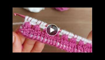 Super Easy Tunisian Knitting - Tunus İşi Örgü Modeli